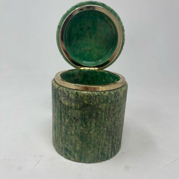 Turquoise Alabaster Cigarette Box attributed to Romano Bianchi, Italy, 1970s - Picture 4 of 8